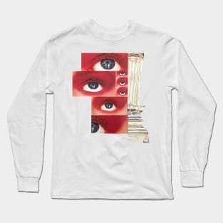 The Eye Collage art Long Sleeve T-Shirt